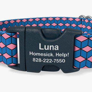 closeup of buckle personalization